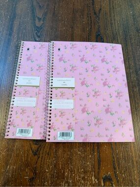 2PACK LoveShackFancy Floral Spiral Notebooks